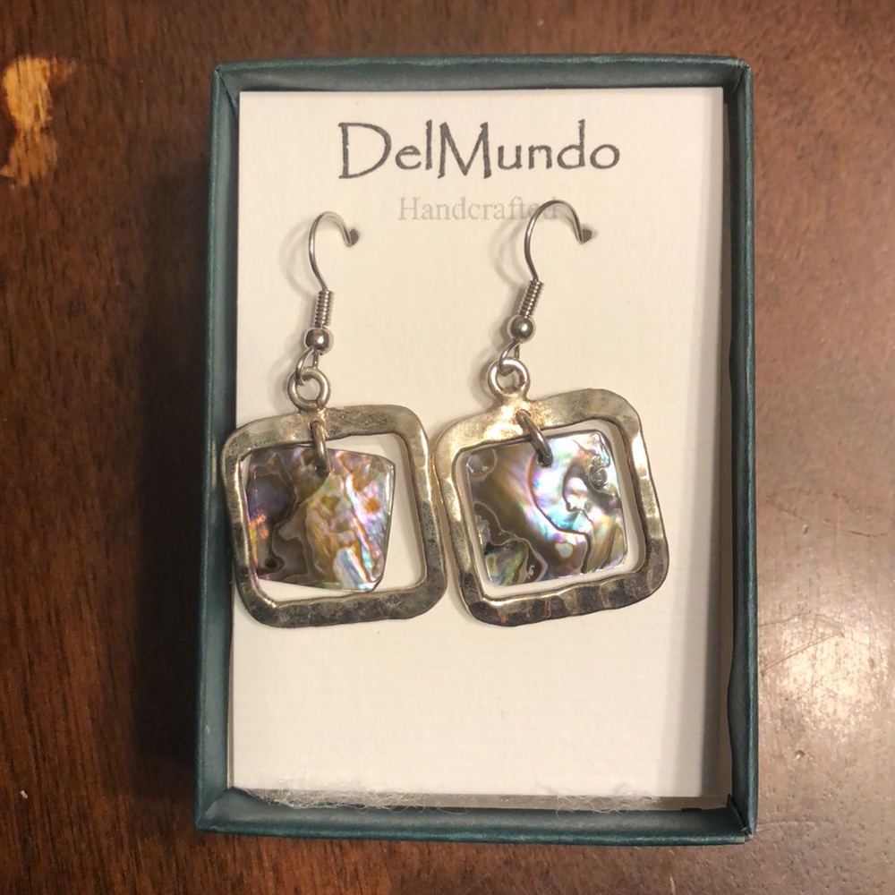 Handcrafted Abalone earrings